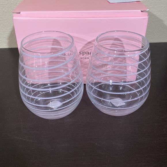 kate spade Dining New Kate Spade Charlotte Street Stemless Wine